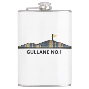 Gullane Golf Schottischer Golf-Geschenk-Tartan  Flachmann