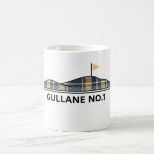 Gullane Golf Scottish Golfing Geschenk Tartan  Kaffeetasse