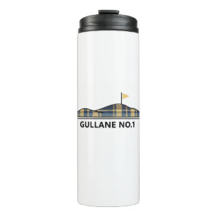 Gullane Golf Scottish Golfing Geschenk Tartan Thermosbecher