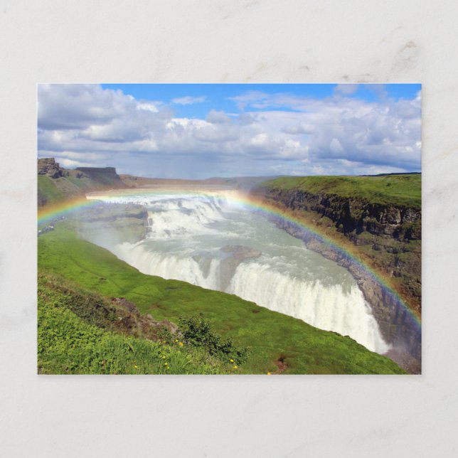 Gullfoss Postkarte (Vorderseite)