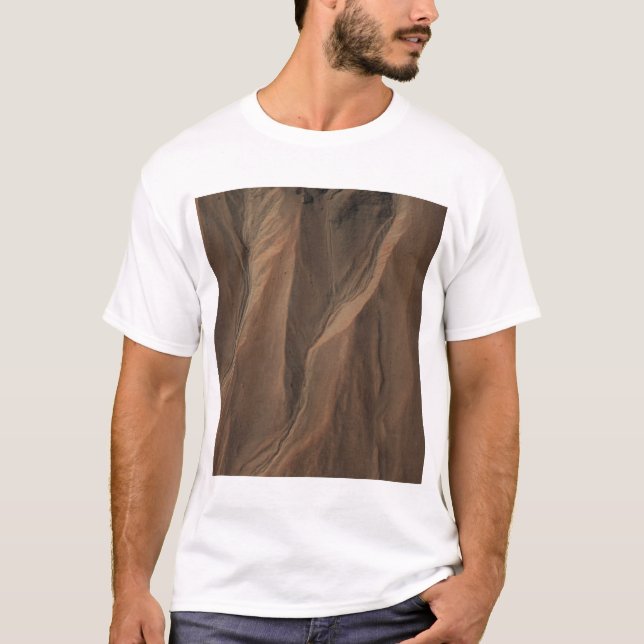 Gullies am Edge of Hale Crater, Mars T-Shirt (Vorderseite)