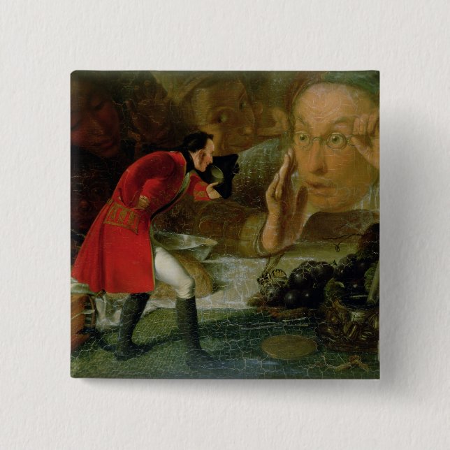 Gulliver stellte zum Brobdingnag Bauern aus Button (Vorderseite)