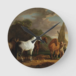 Gulliver Taking his Final Leave of the Land of the Runde Wanduhr