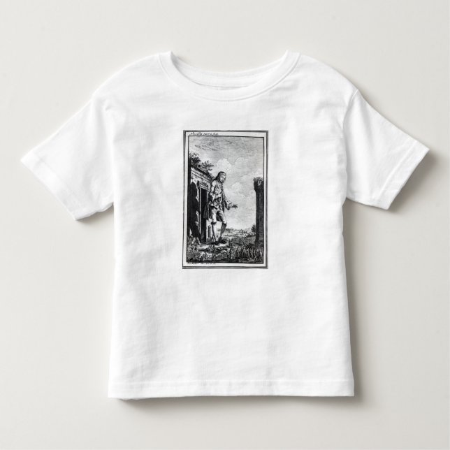 Gulliver unter den Lilliputians Kleinkind T-shirt (Vorderseite)