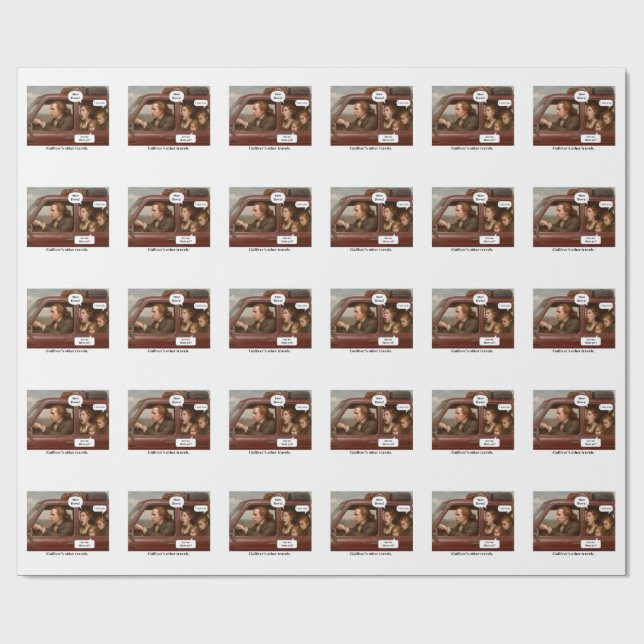 Gullivers andere Reisen. Geschenkpapier (Flach)