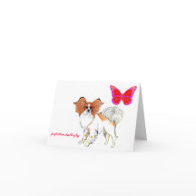 Gullivers Engel Papillon Anmerkungs-Karte