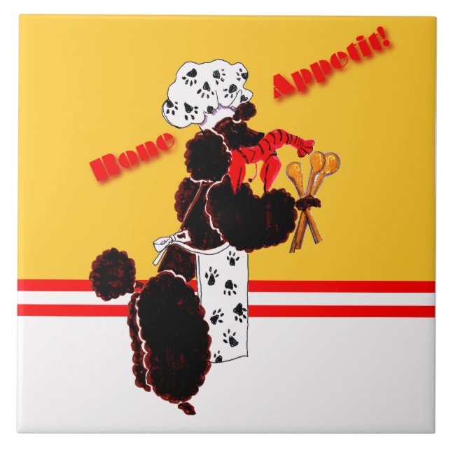 Gullivers Engels-Knochen Appetit Fliese Trivet (Vorderseite)