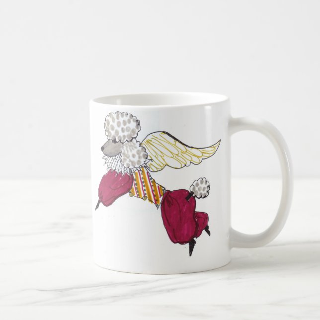 Gullivers Engels-Pudel-Tasse Tasse (Rechts)