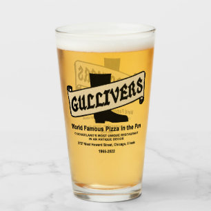 Gullivers Pizza & Restaurant, Chicago Glas