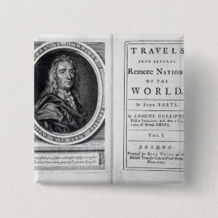 "Gullivers Reisen" durch Jonathan Swift, 1726 Button