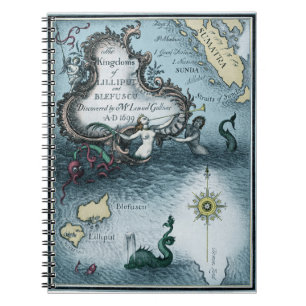 Gullivers Reisen durch Jonathan Swift Notizblock