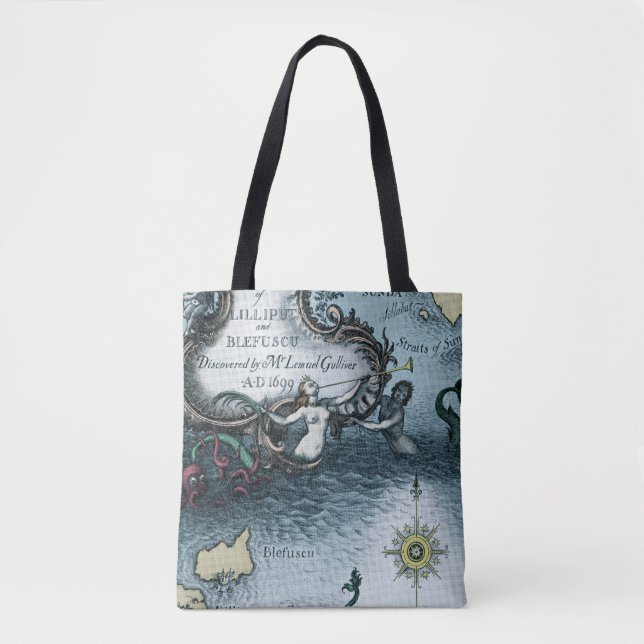 Gullivers Reisen durch Jonathan Swift Tasche (Vorderseite)