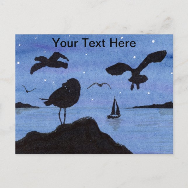 Gulls Postkarte (Vorderseite)