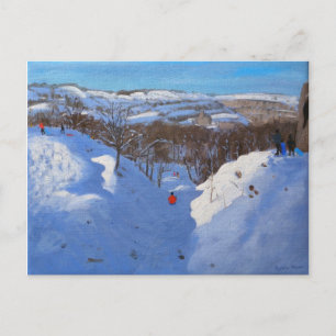 Gully Black Rocks Derbyshire 2009 Postkarte