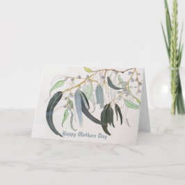 Gum Blätter Mütter Tageskarte Dankeskarte