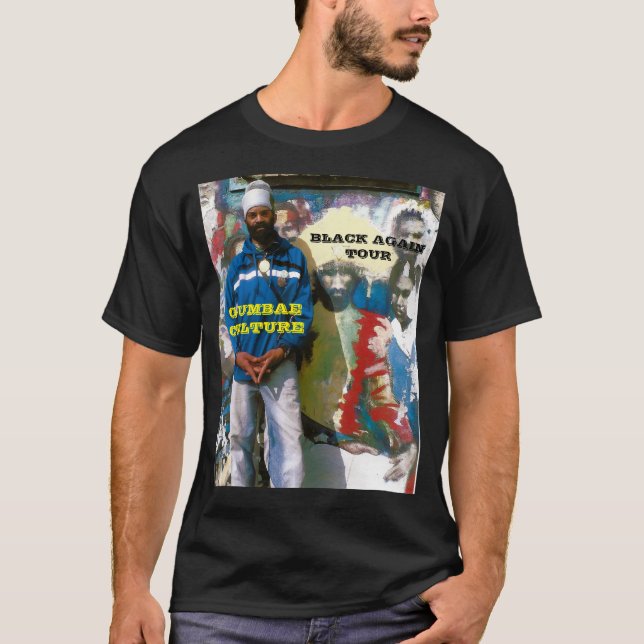GUMBAE CULTURE T-shirt noir basique (Devant)