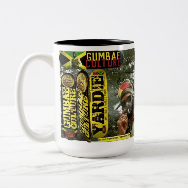 GUMBAE KULTUR Zwei-Tonen-Tasse, 15 oz Zweifarbige Tasse (Links)
