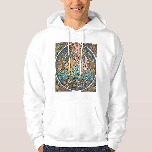 "GUMBALL" Artistic Hoodie – Urban Style Statement (Vorderseite)