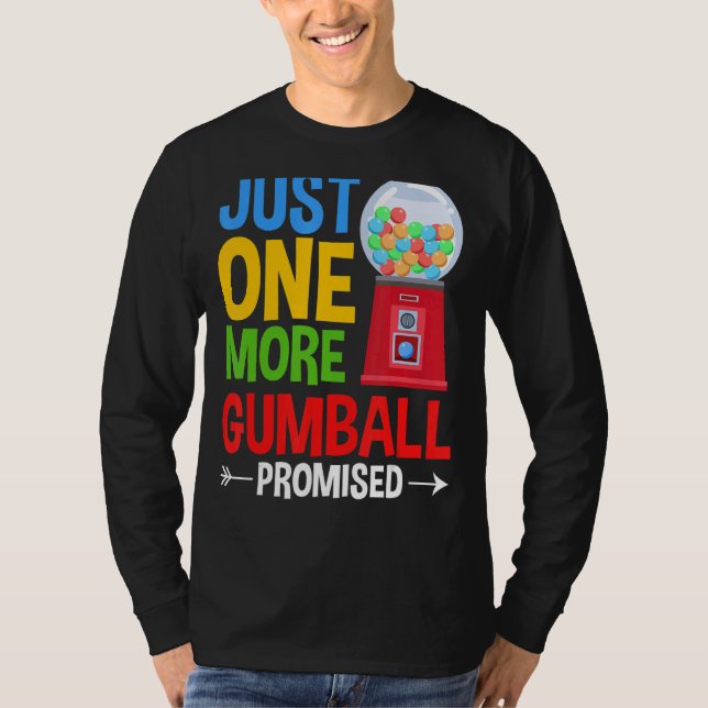 Gumball Machine Gum Ball Bubble Kaugummi T-Shirt (Vorderseite)