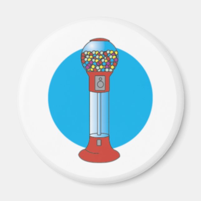 Gumball Machine Magnet (Vorne)