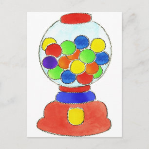 Gumball Machine Postkarte