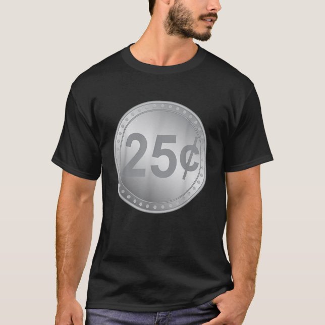 Gumball Machine Quarter Paare Halloween Kostüme T-Shirt (Vorderseite)