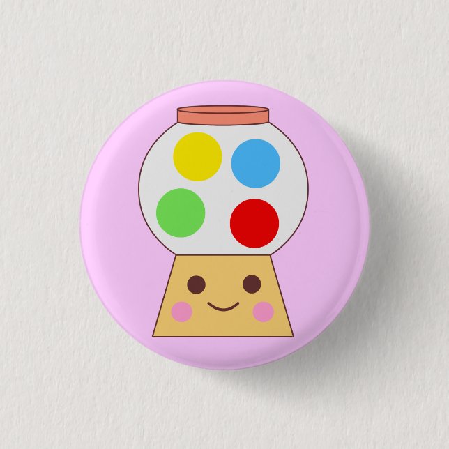 gumball Maschine niedlich! Button (Vorderseite)