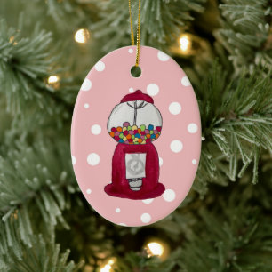 Gumball Retro Illustration Keramik Ornament