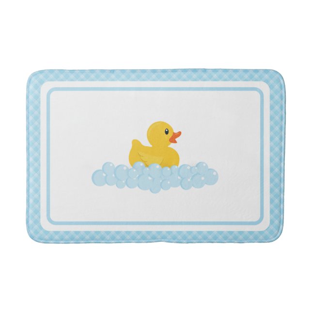 Gumber Duck Bath Mat | Niedlich-Gelber Ducky und B Badematte (Vorderseite)