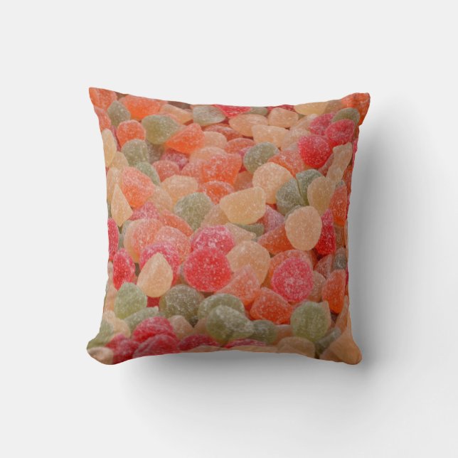 Gumdrop-Süßigkeits-Kissen Kissen (Vorderseite)