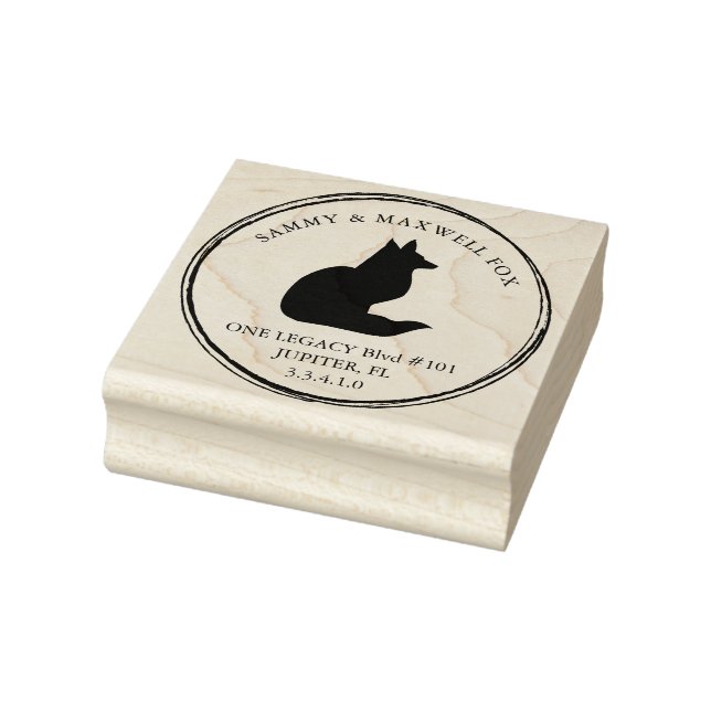 Gummi Briefmarke Personalisiert Rücksendeadresse F Gummistempel (Stempel)