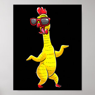 Gummi Chicken Dance Party Funny Kids Men Women Poster