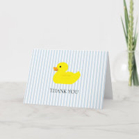 Gummi Duck Blue Strip