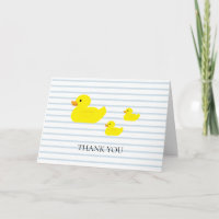 Gummi Duck Blue Strip
