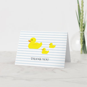 Gummi Duck Blue Strip Karte