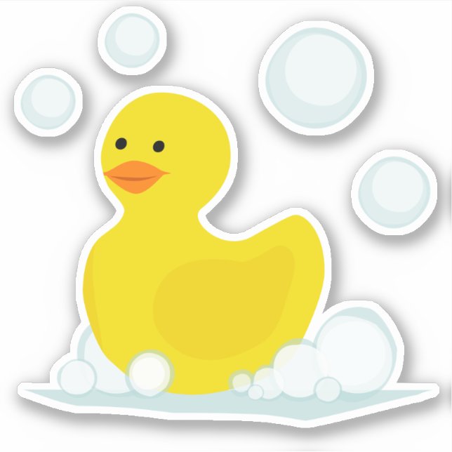 Gummi Duck Bubbles Aufkleber (Vorderseite)