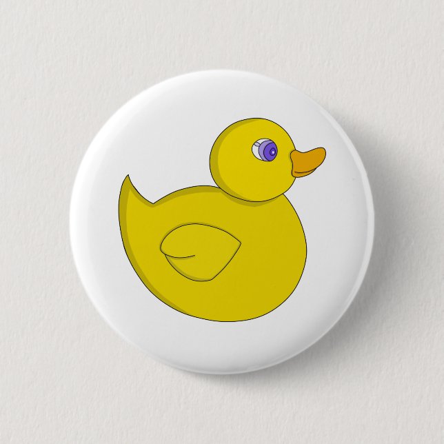 Gummi Duck Button (Vorderseite)