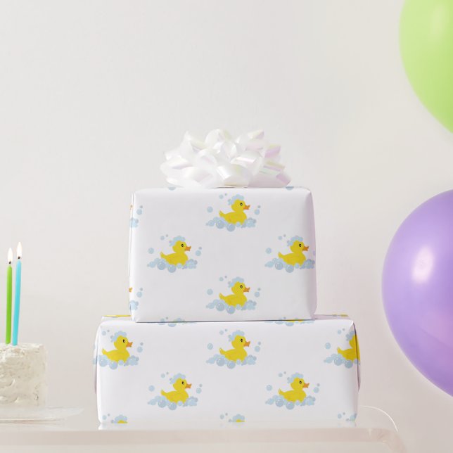 Gummi Duck Geschenkpapier (Partygeschenke)