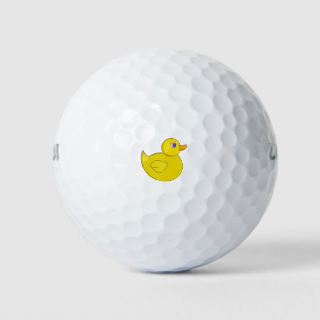 Gummi Duck Golfball (Vorderseite)