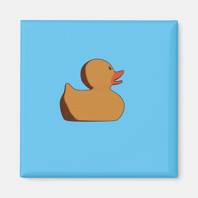 Gummi Duck Kühlschrankmagnet (Vorne)