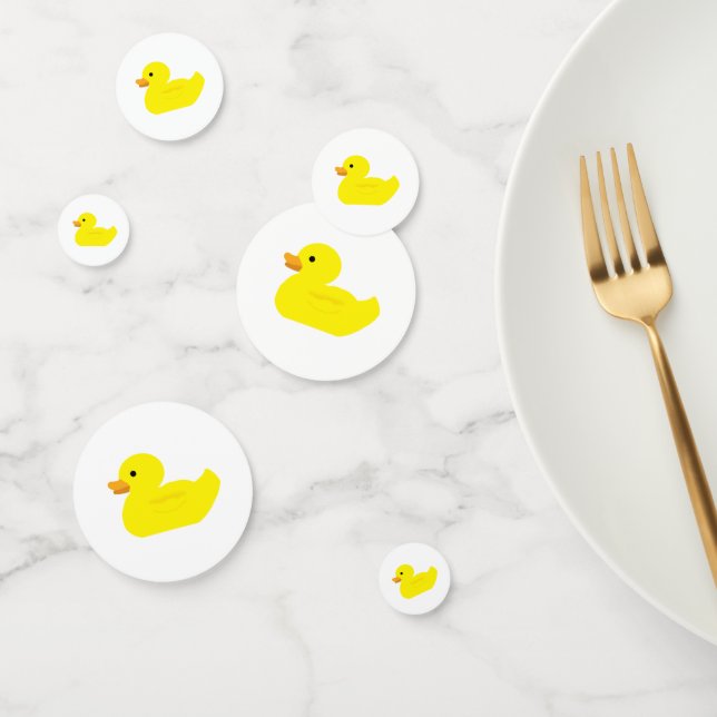 Gummi Duck Party Konfetti (Gruppe)