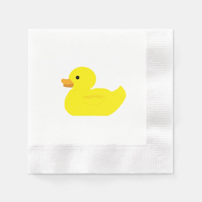 Gummi Duck Party Serviette (Vorderseite)