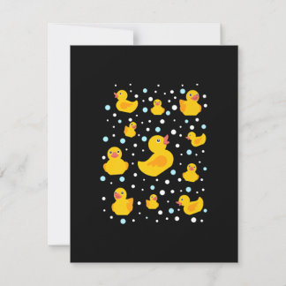 Gummi Duck Print Einladung