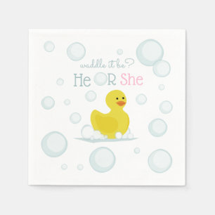 Gummi Duck Waddle Es ist Geschlechtsverkehr Serviette