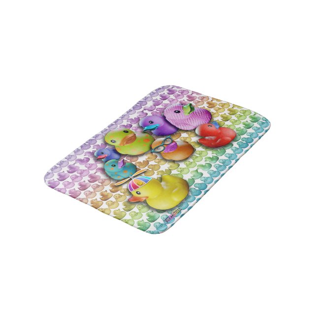 GUMMI DUCKIES BADEMATTE (Schrägansicht)