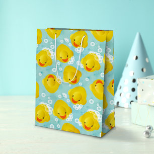 Gummi Ducks Bath Pattern Mittlere Geschenktüte