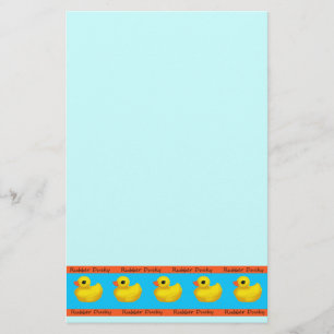 Gummi Ducky Band Stationary Sheets Briefpapier