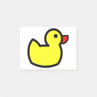 Gummi Ducky Post-it Klebezettel