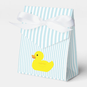 Gummi-Ente Blaue Streifen Preppy Geschenkschachtel