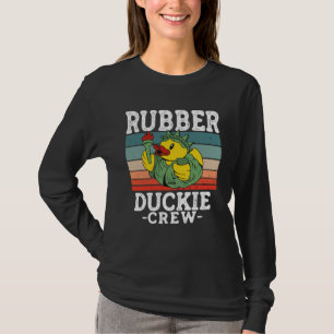 Gummi-Ente Gelbe Duckie-Crew Bade-Enten Entlein T-Shirt